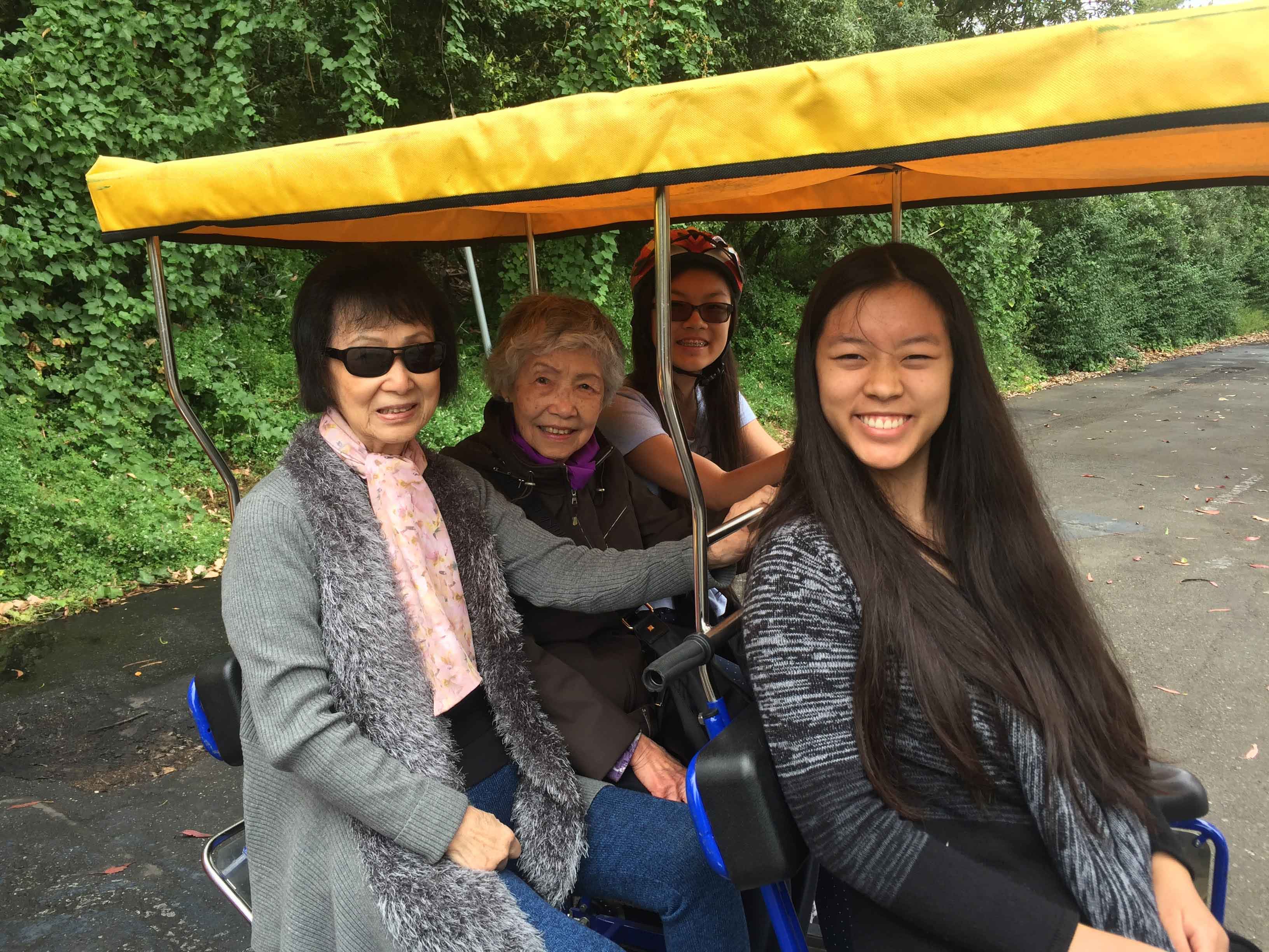 In San Francisco Riding on a Surrey Bike