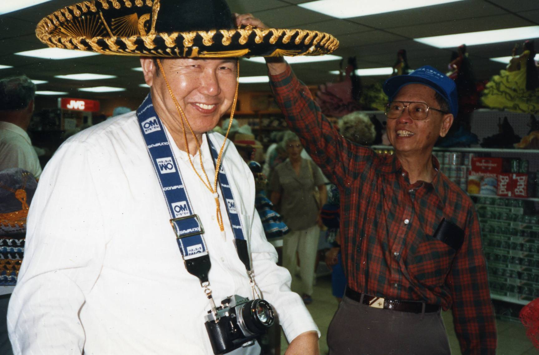 Tim and cousin-in-law Billy Wong