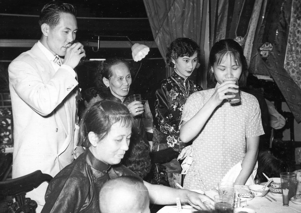 Photo of Toasting the Bride and Groom