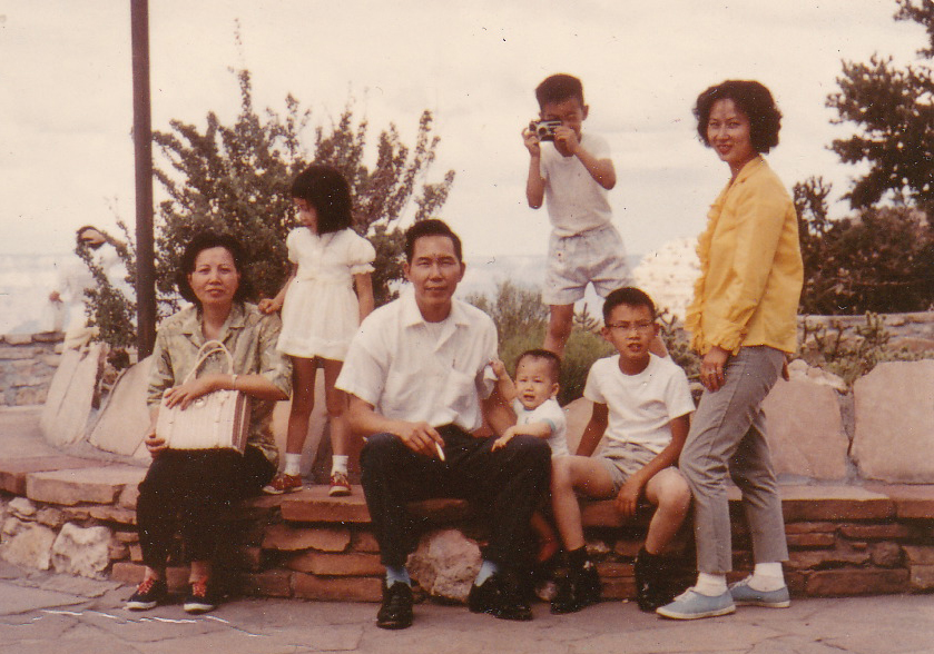 Photo of the Family at the Grand Canyon