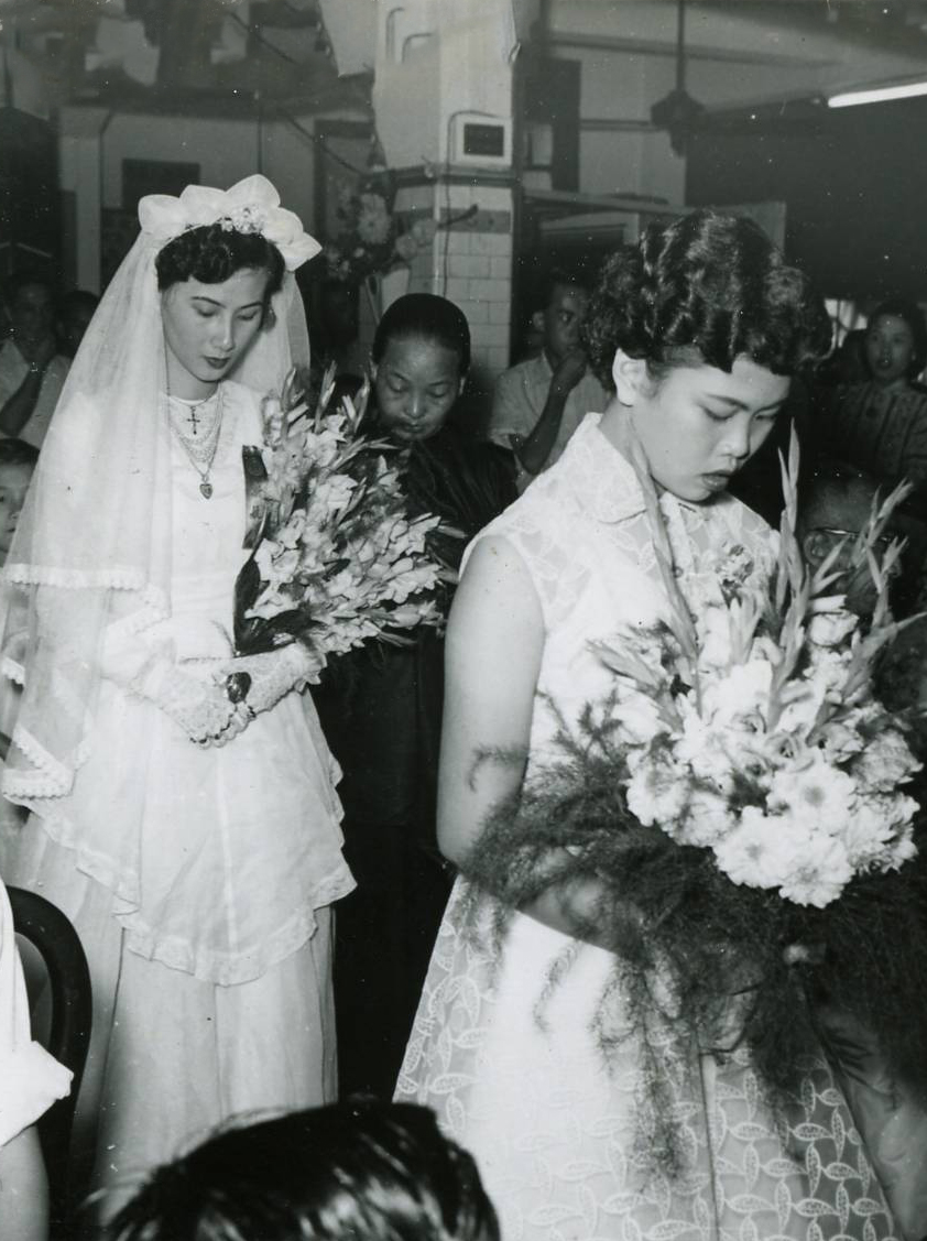 Photo of Lillian Walking Down the Aisle